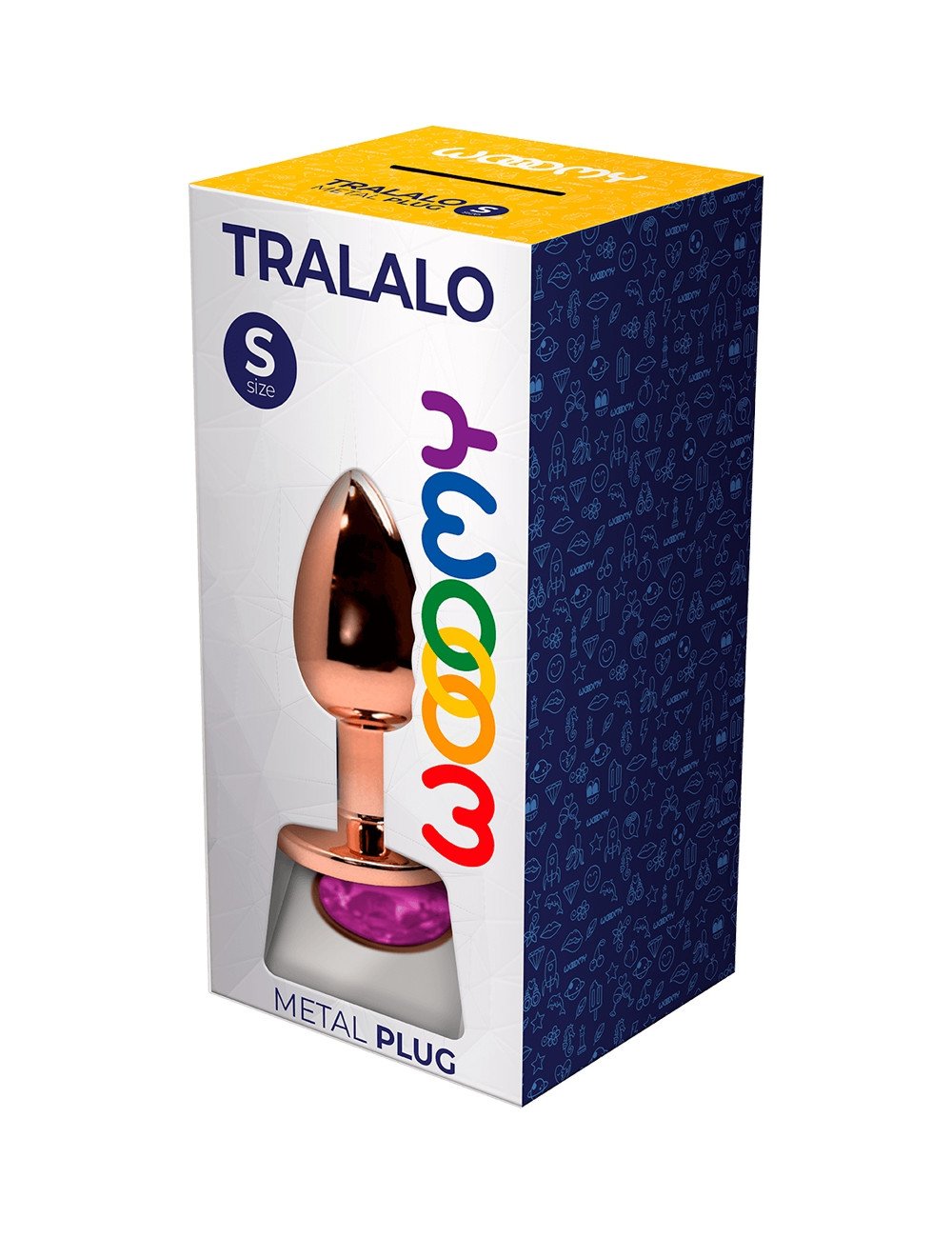 Plug bijou Tralalo rose S - Wooomy