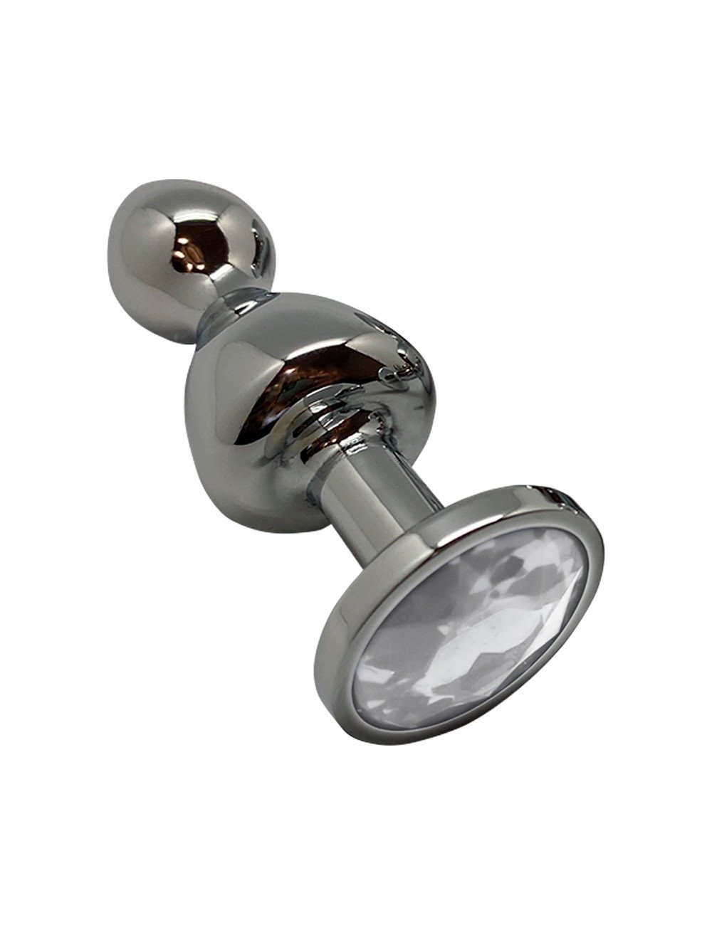 Plug bijou Lollypop transparent L - Wooomy Plug bijou Lollypop transparent L - Wooomy