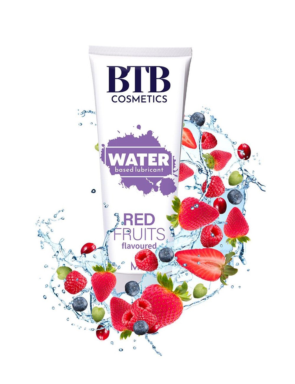 Lubrifiant parfumé Fruits rouges 100 ml - BTB