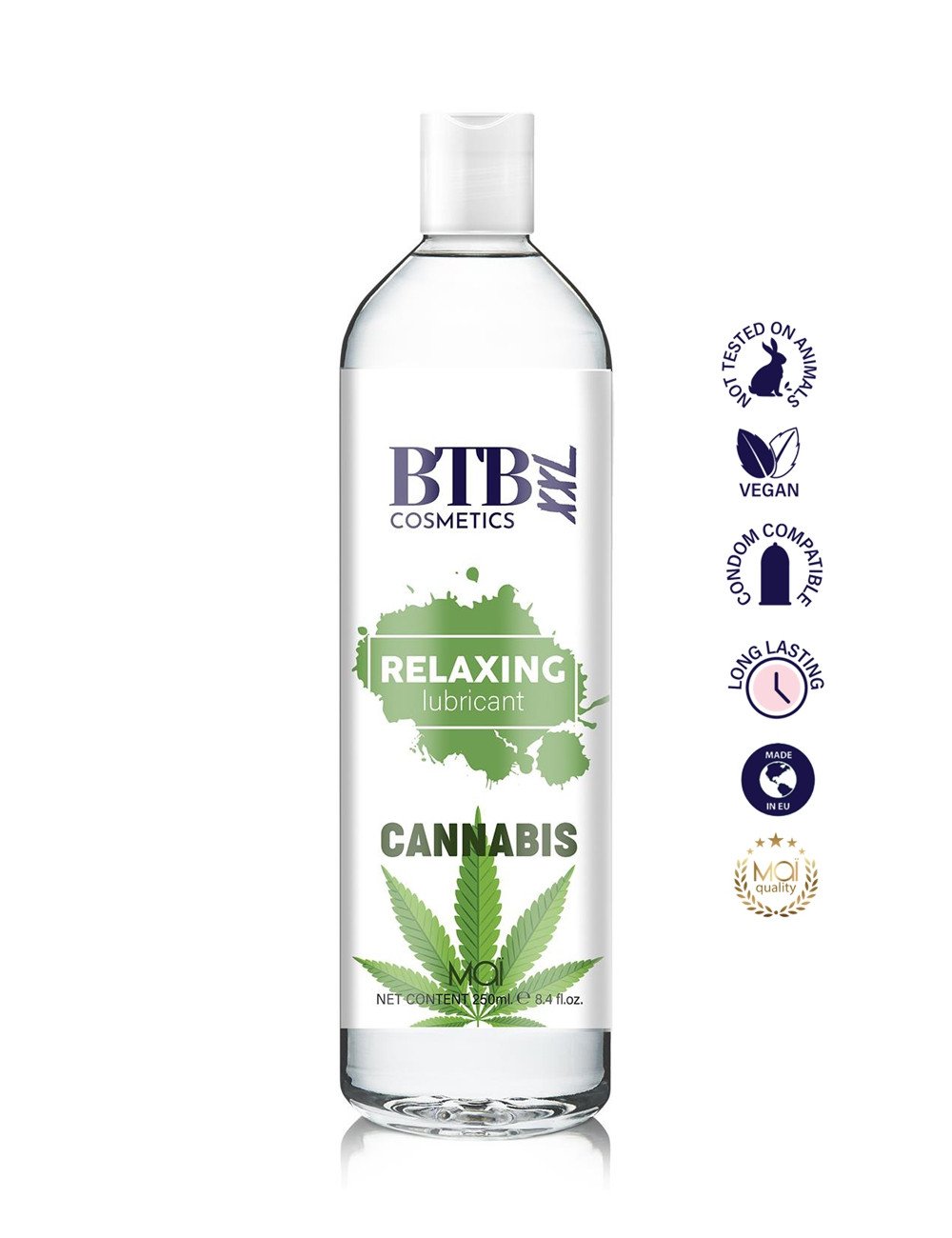 Lubrifiant relaxant au cannabis 250 ml - BTB