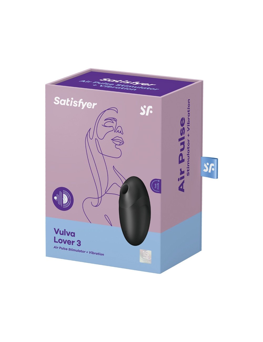 Double stimulateur Vulva lover 3 Noir - Satisfyer