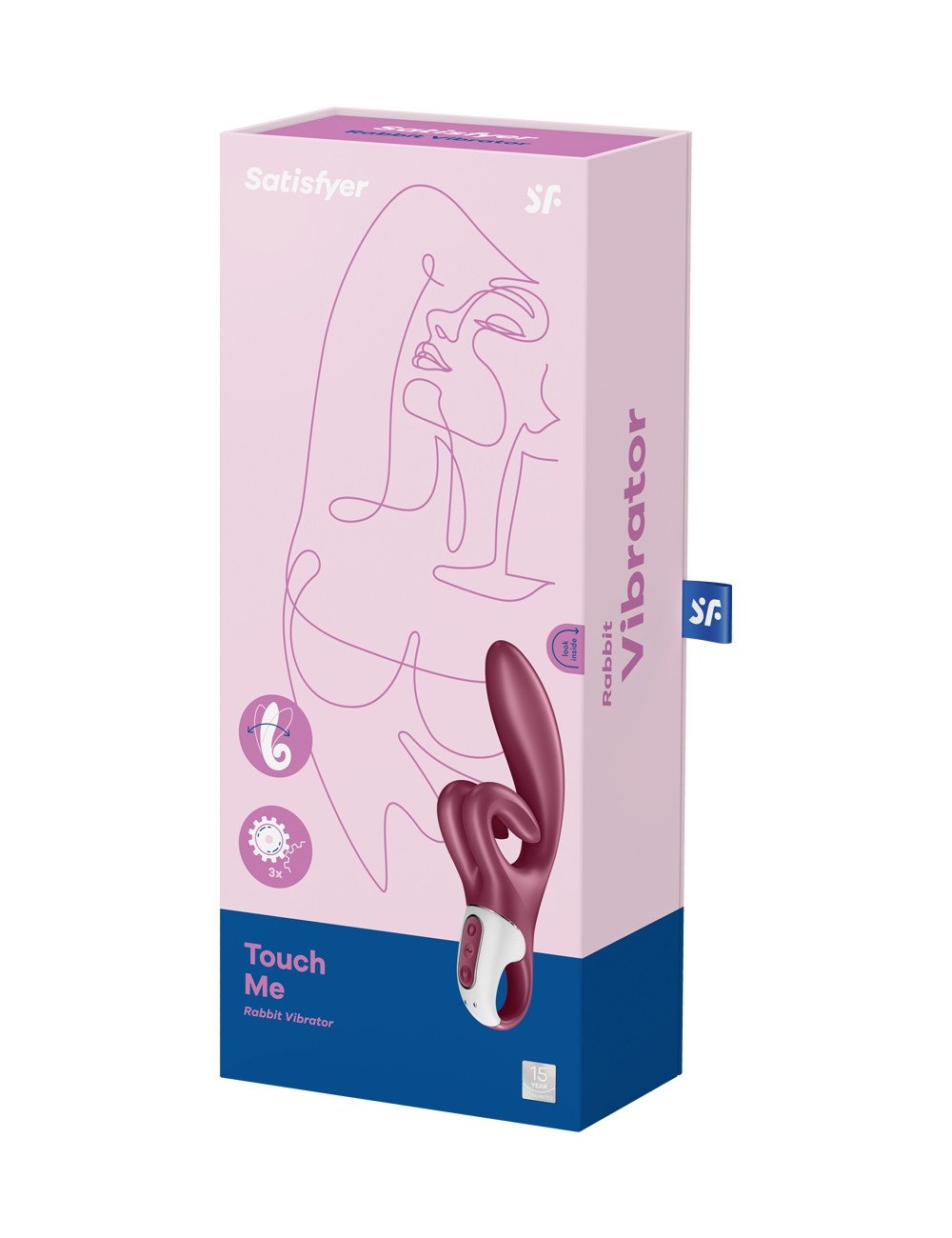 Vibro Touch Me rouge - Satisfyer