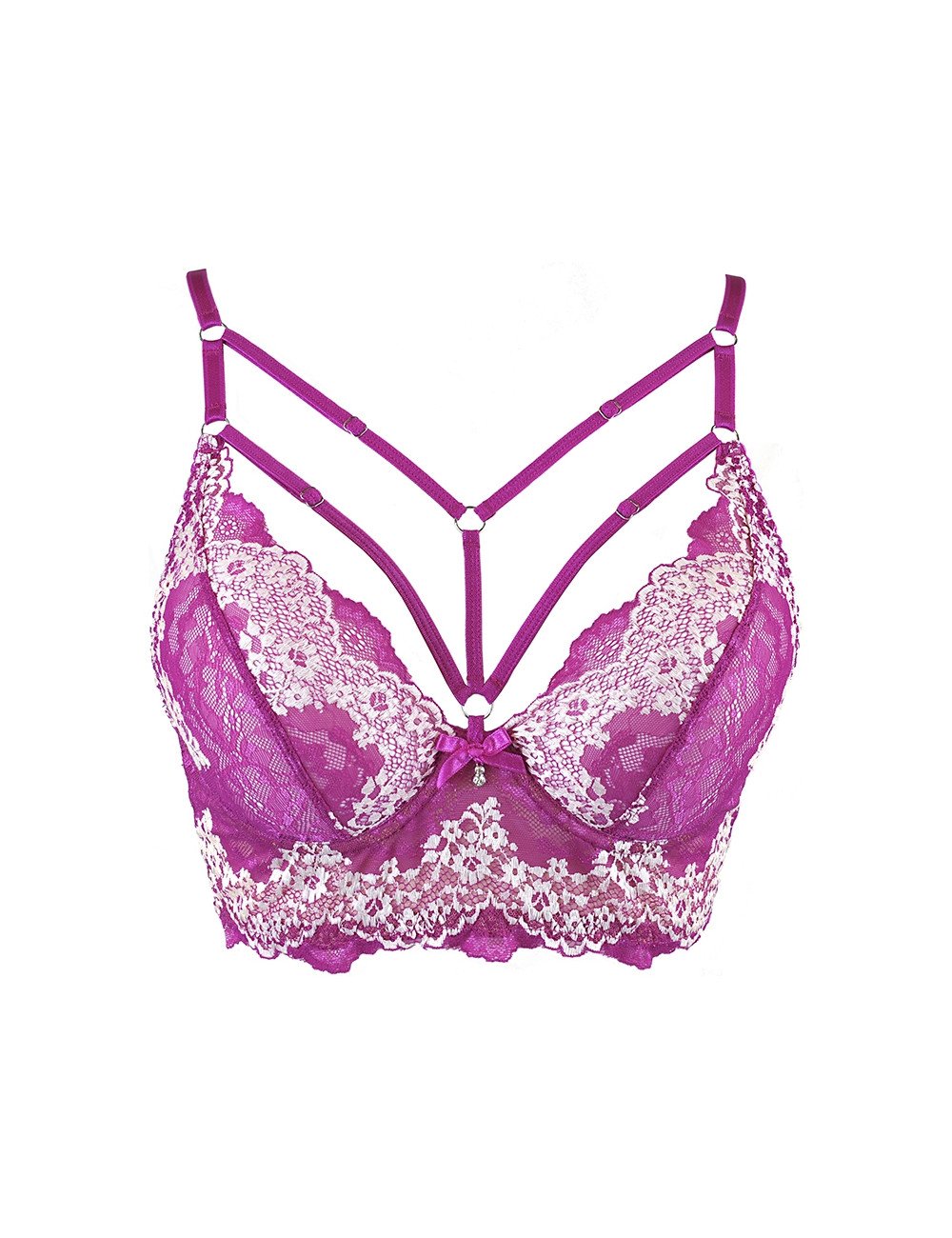 Soutien-gorge fuchsia V-9741 - Axami