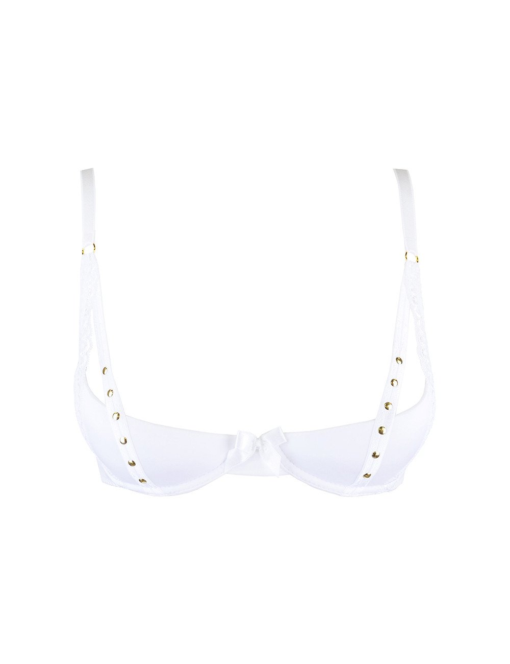 Soutien-gorge seins nus blanc V-9791 - Axami