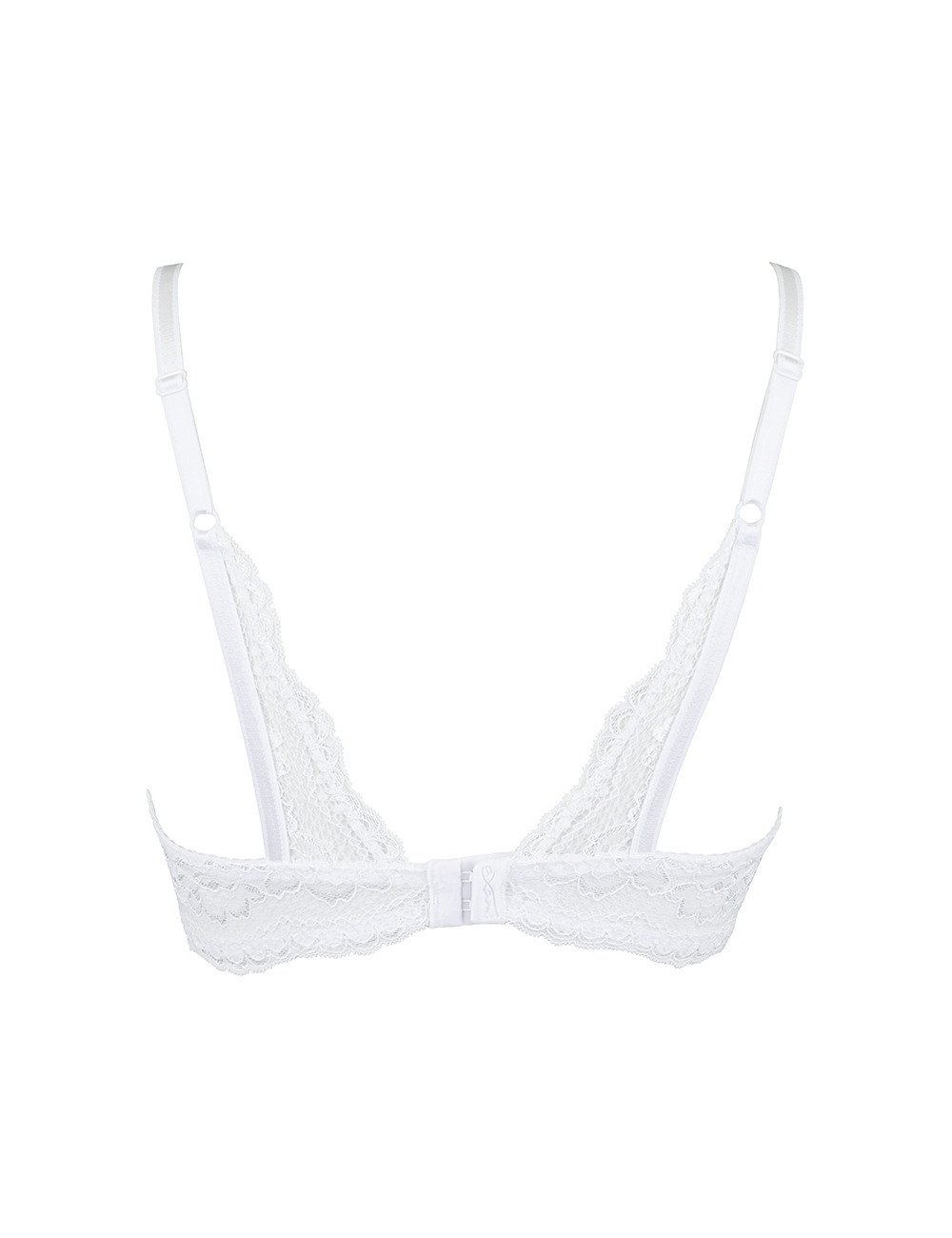 Soutien-gorge ouvert blanc V-9821 - Axami