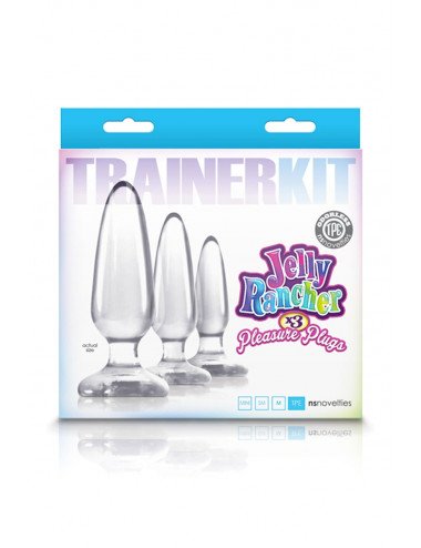 Kit d'entrainement anal Jelly Rancher Transparent