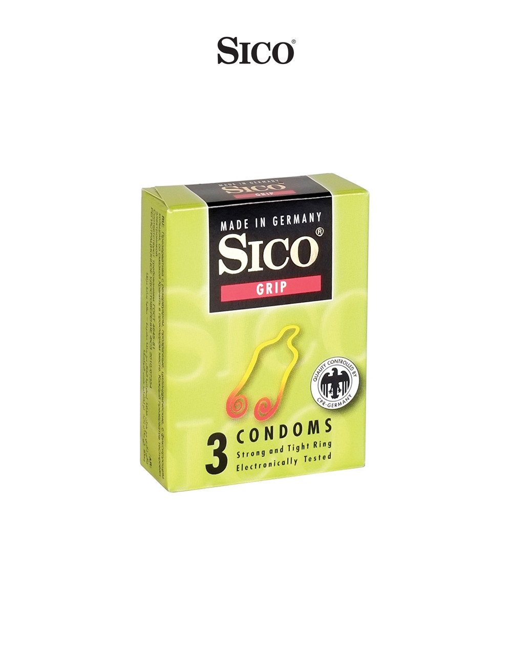 3 préservatifs Sico GRIP