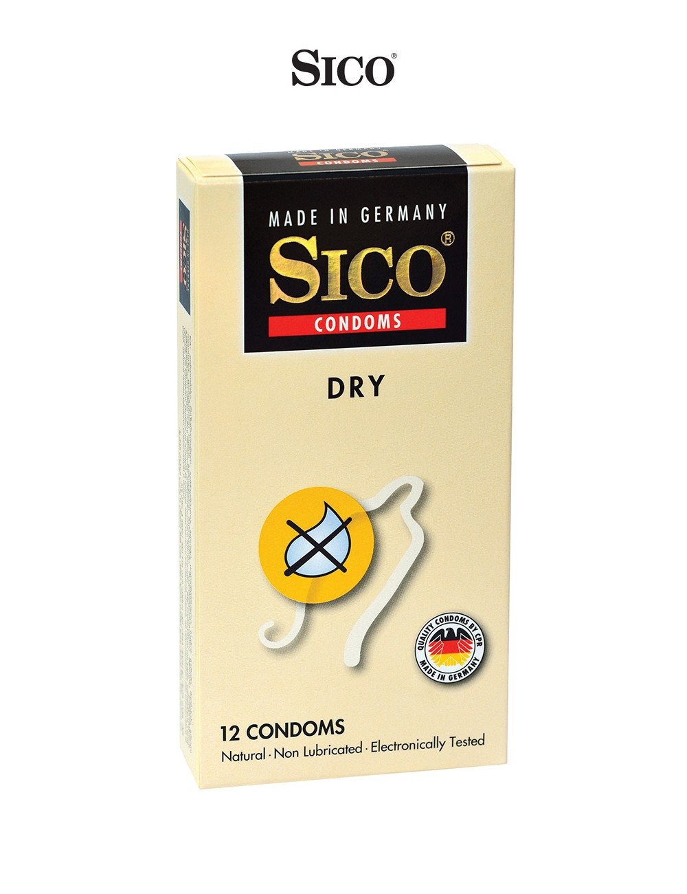 12 préservatifs Sico DRY