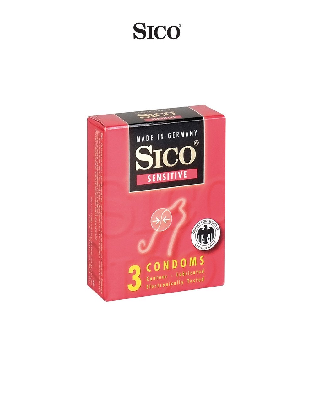 3 Préservatifs Sico SENSITIVE