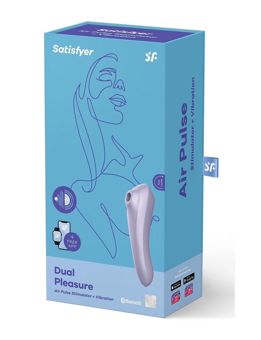 Stimulateur Satisfyer Dual Pleasure mauve