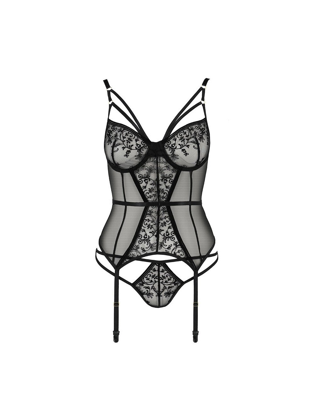 Guêpière en tulle Aliyah - Casmir