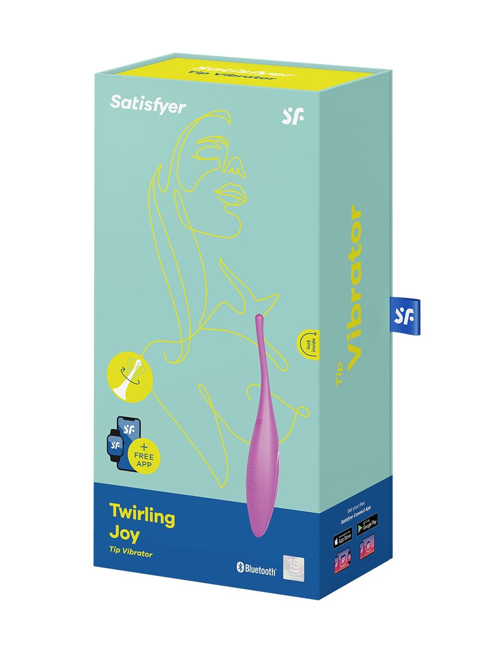 Stimulateur connecté Twirling Joy fuchsia - Satisfyer