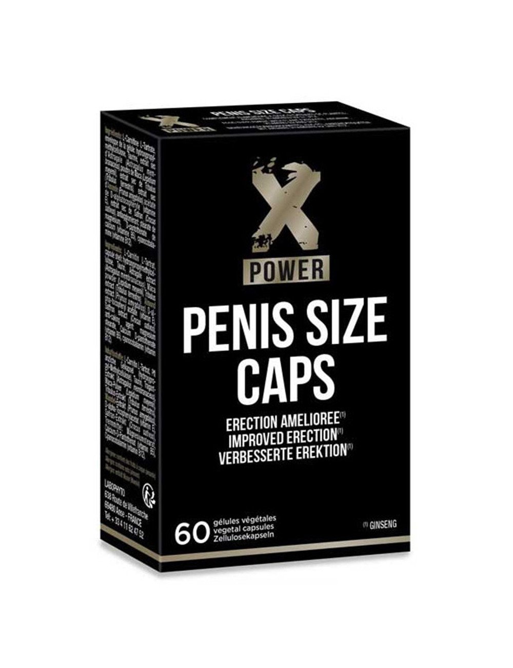 Penis Size Caps (60 gélules)