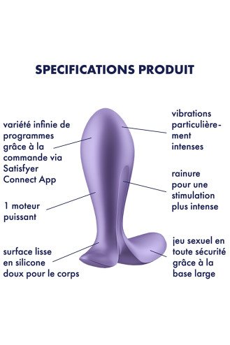 Intensity Plug connecté violet - Satisfyer