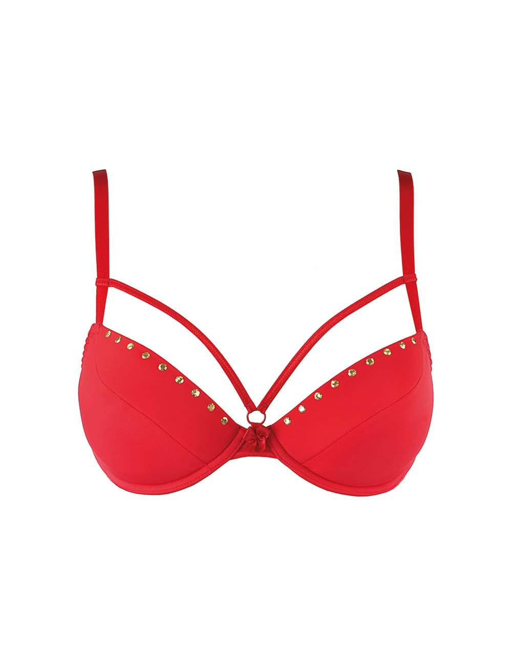 Soutien-gorge push-up rouge V-10351 - Axami