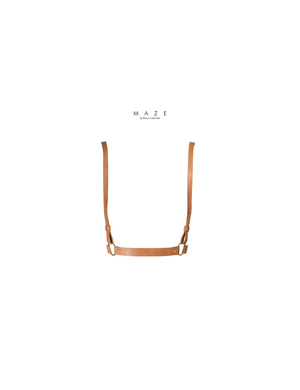 Harnais X marron - Maze