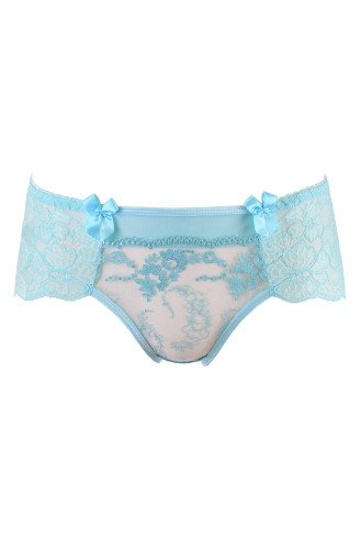 Culotte dentelle bleu V-10133 - Axami