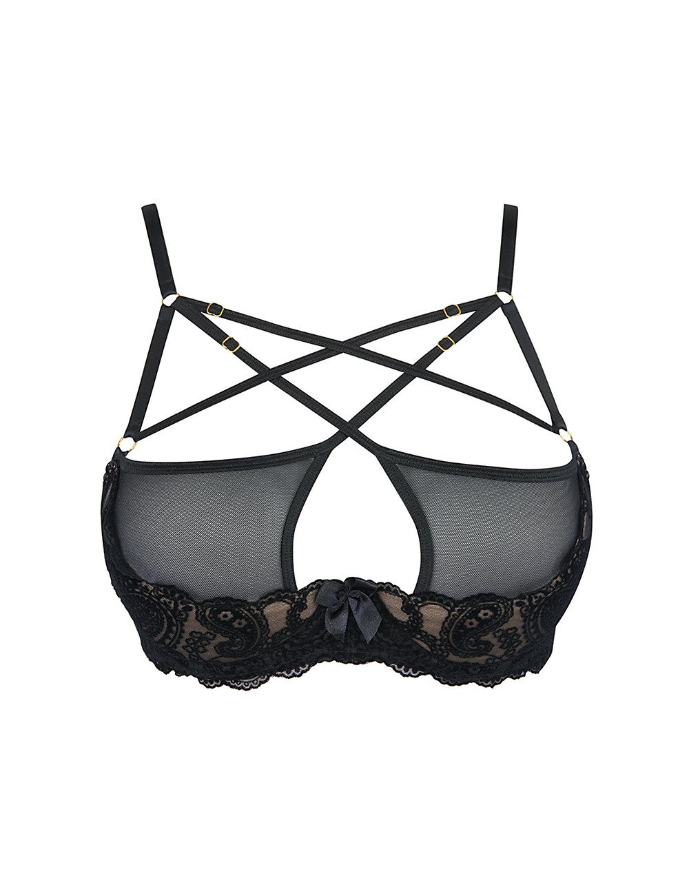 Soutien-gorge noir V-10051 - Axami