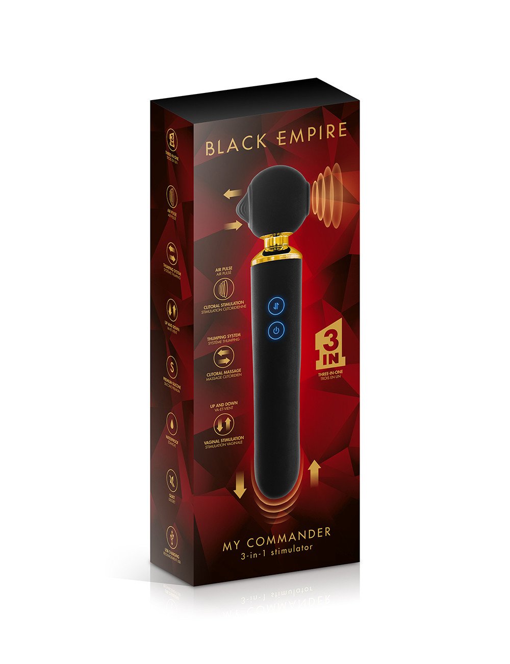 Triple stimulateur My Commander - Black Empire