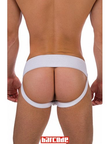 Jockstrap Sergey Basic blanc - Barcode