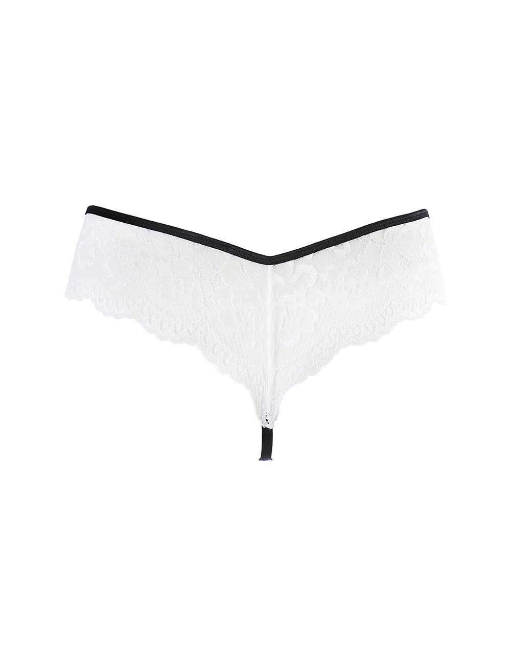 String dentelle blanc V-10488 - Axami