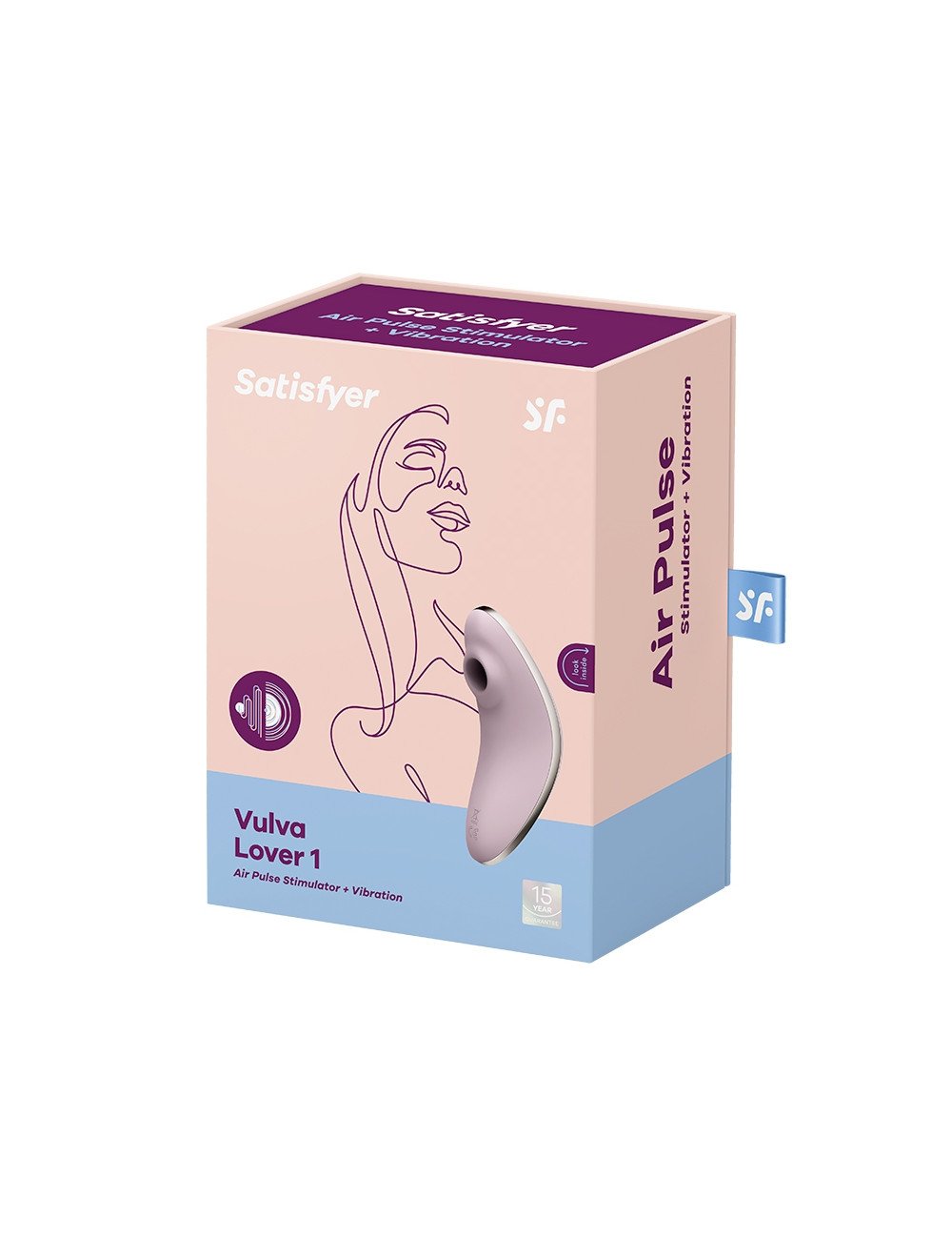 Double stimulateur Vulva Lover 1 Violet - Satisfyer