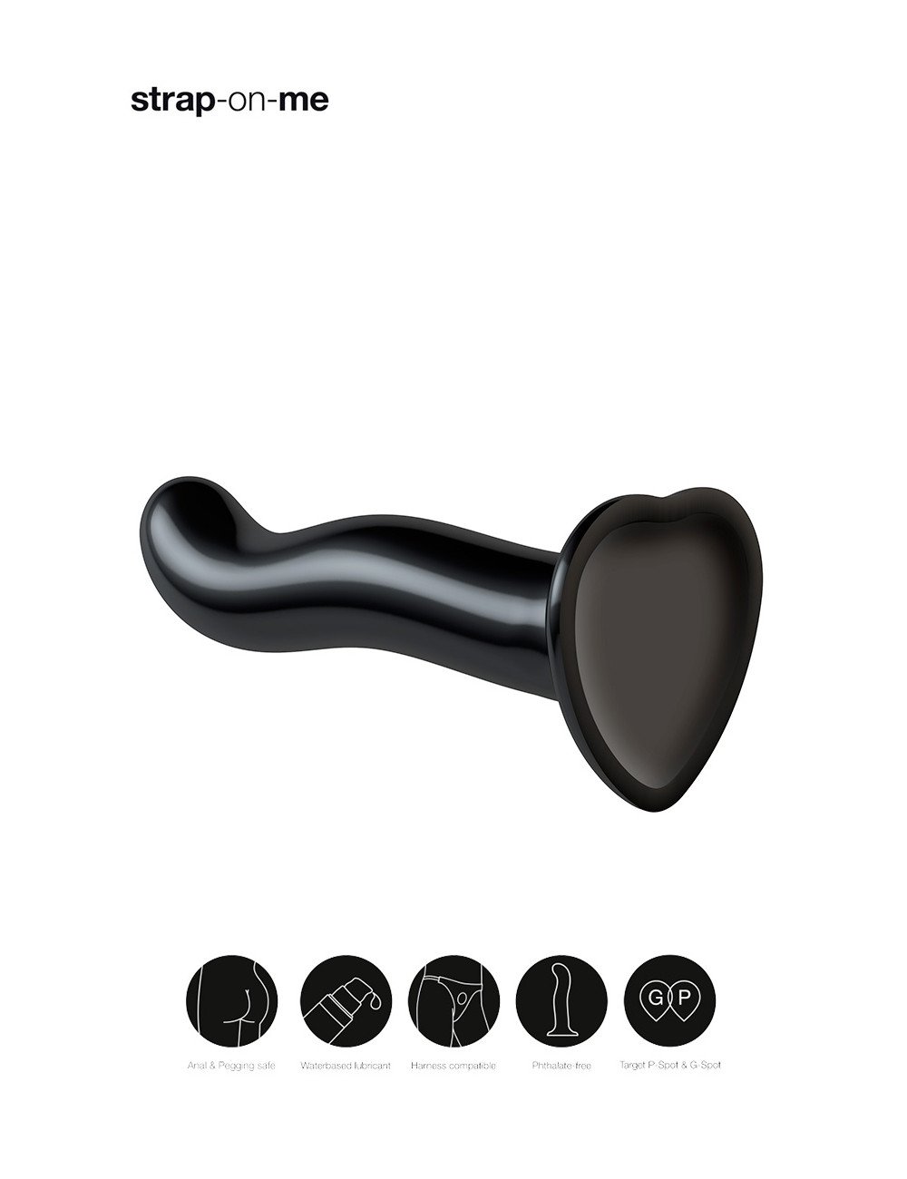 Dildo point P et G taille XL - Strap On Me
