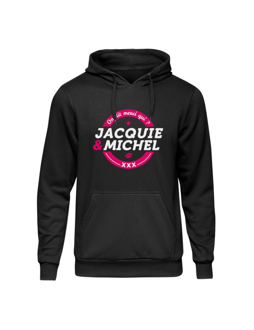 Sweat à capuche J&M logo rond