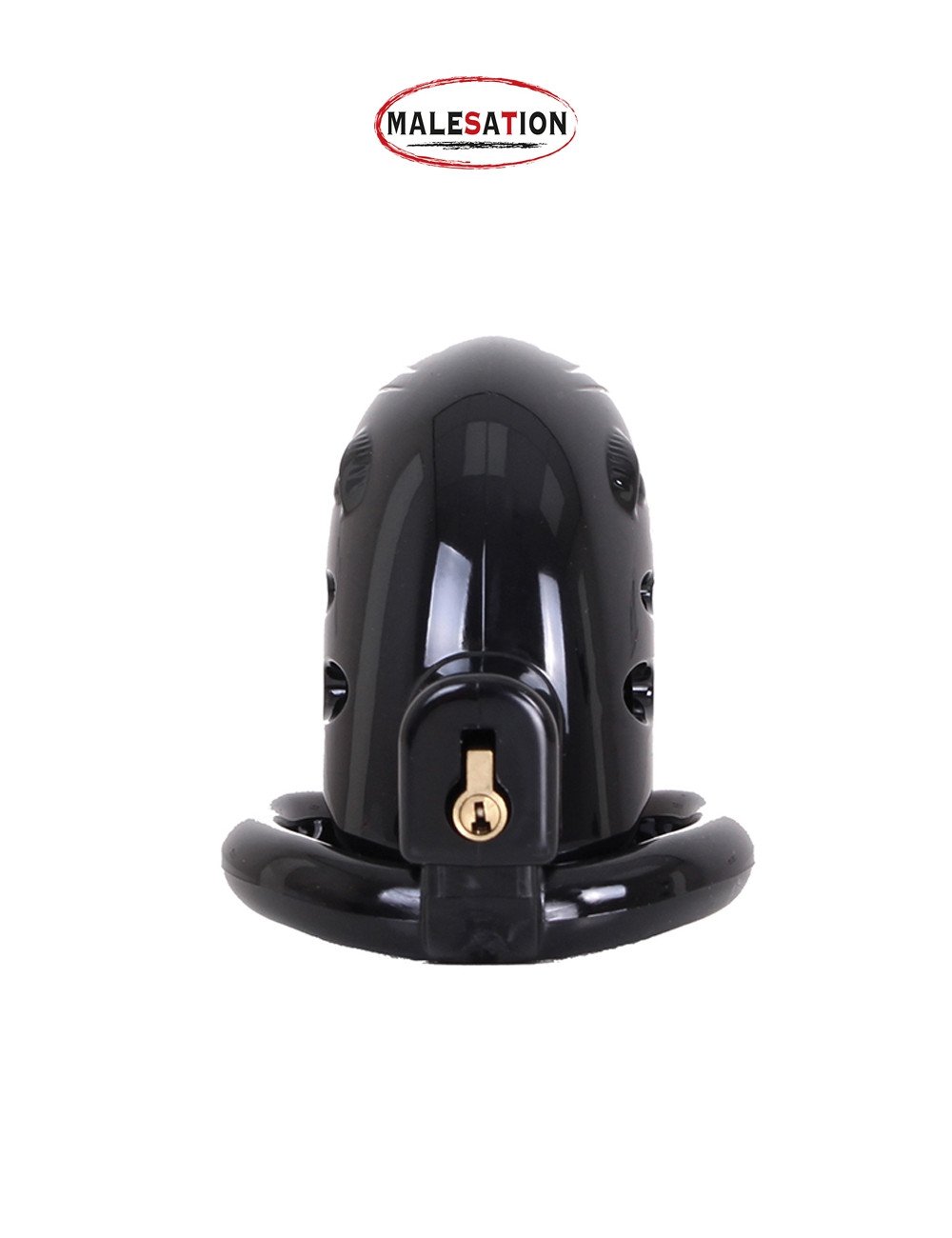 Cage de chasteté ABS noire - Malesation