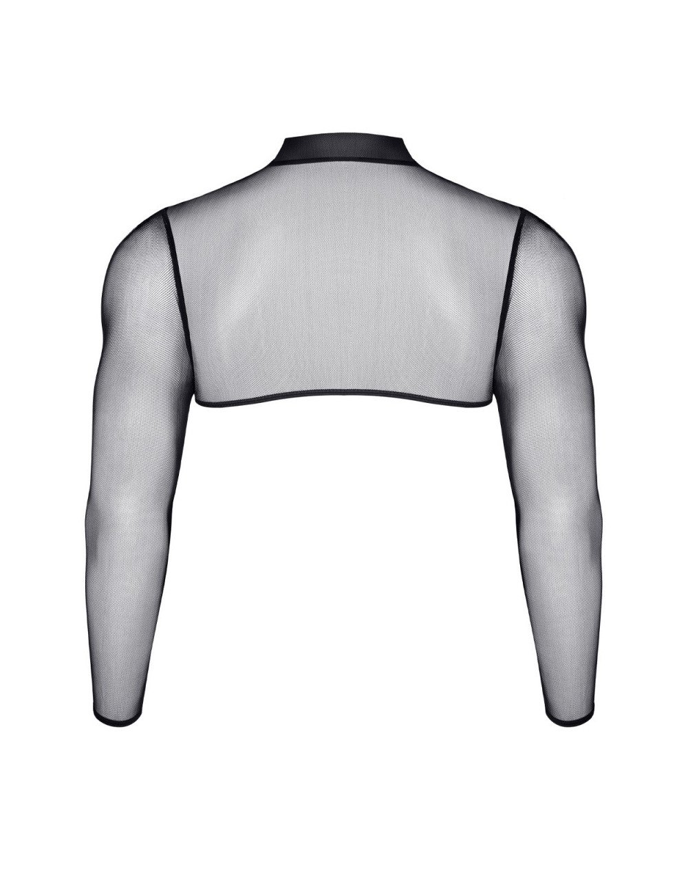 Crop top tulle noir transparent - Regnes