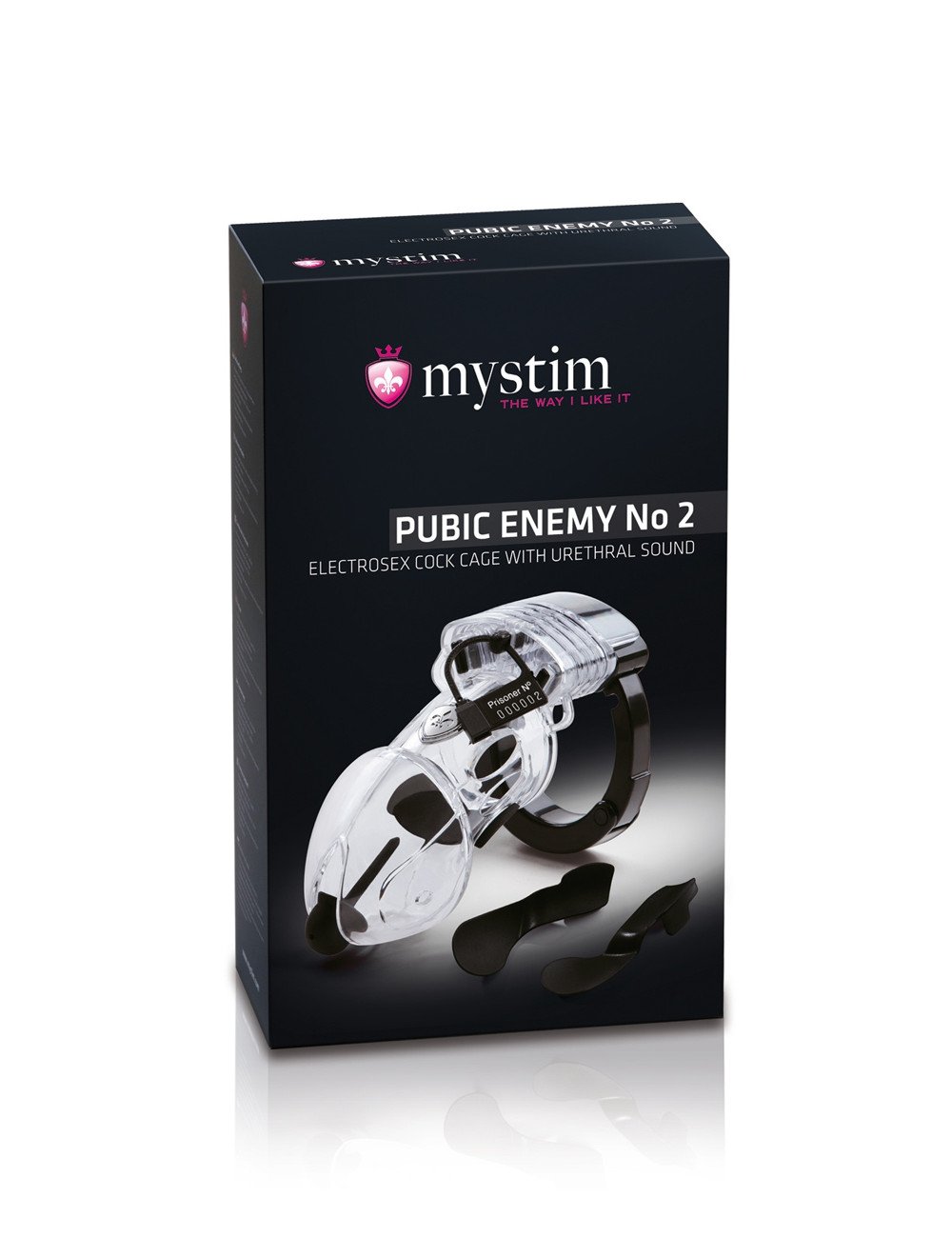 Cage pénis électro-stimulation Pubic Enemy N°2 - Mystim Cage pénis électro-stimulation Pubic Enemy N°2 - Mystim