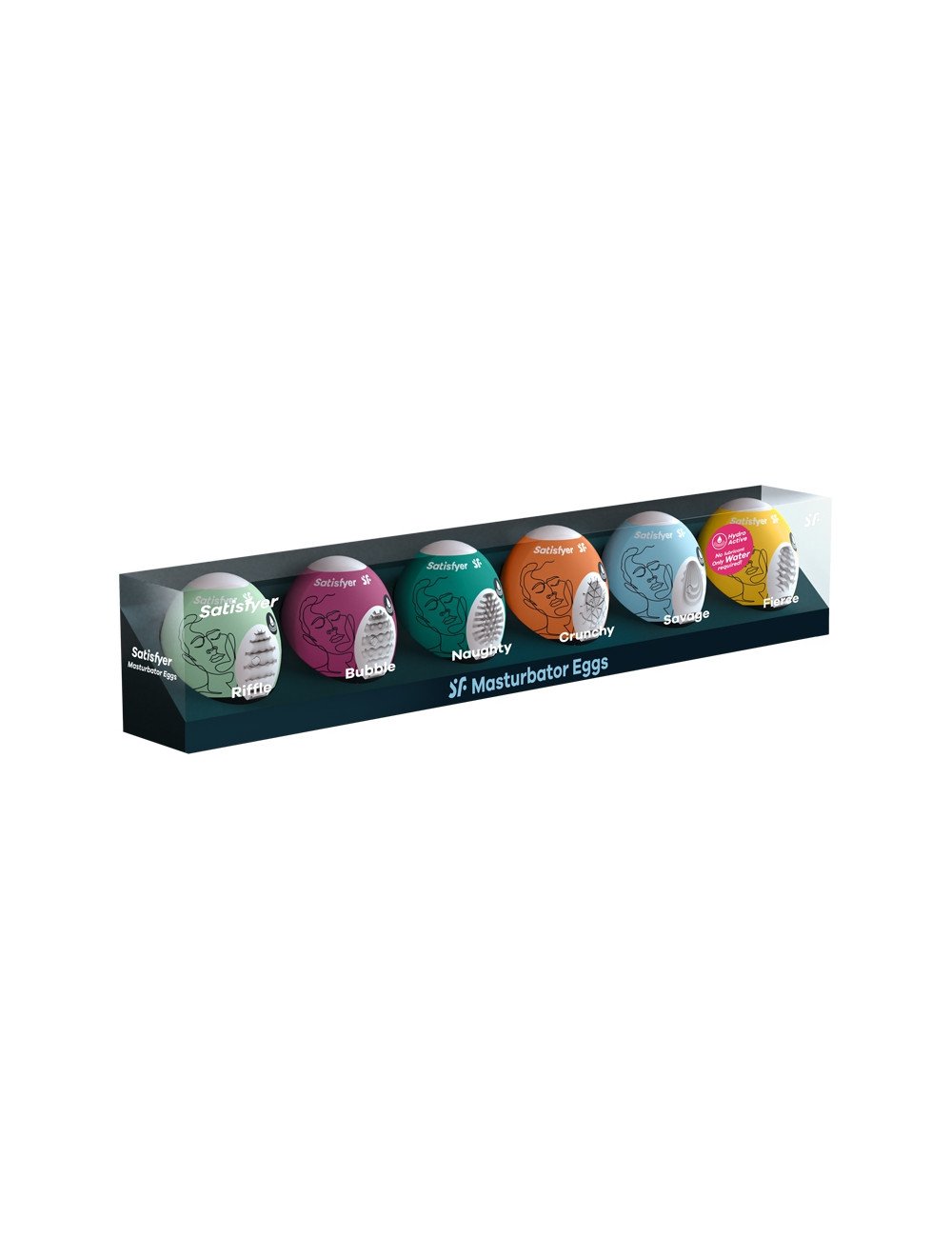 Pack de 6 Satisfyer Eggs assortis