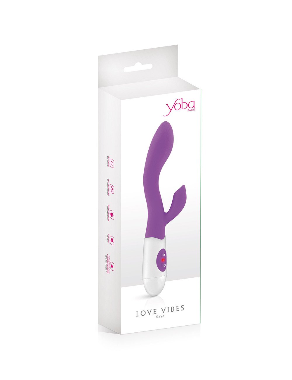 Vibromasseur Rabbit Naya violet - Yoba