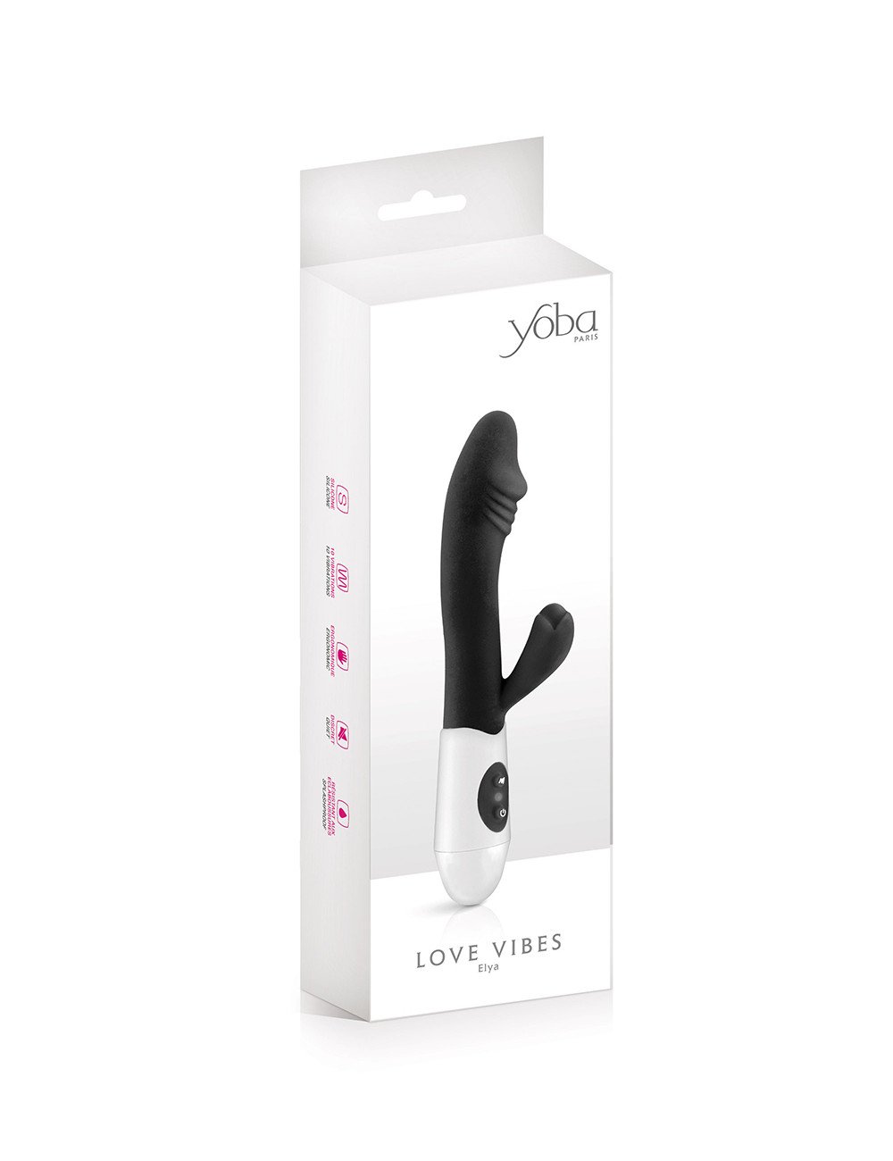 Vibromasseur Rabbit Elya noir - Yoba