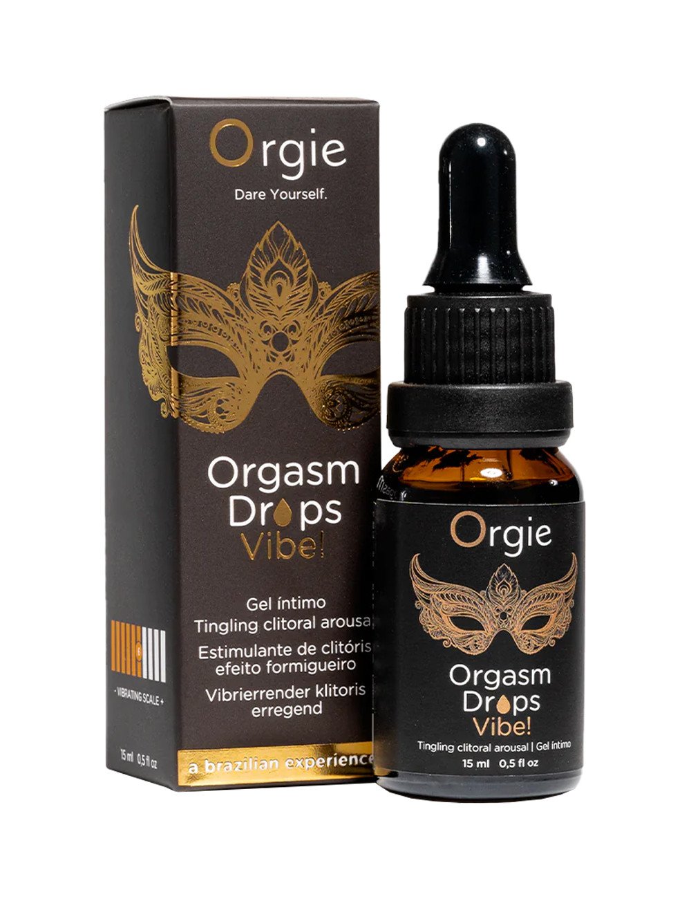 Gel d'excitation du Clitoris Orgasm Drops Vibe 15ml