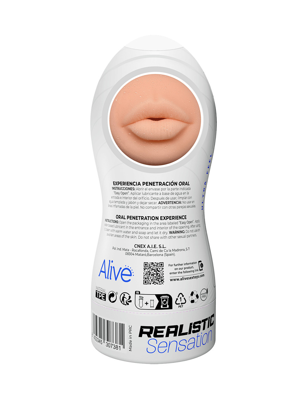 Masturbateur Maxi Flex Oral Experience - Alive