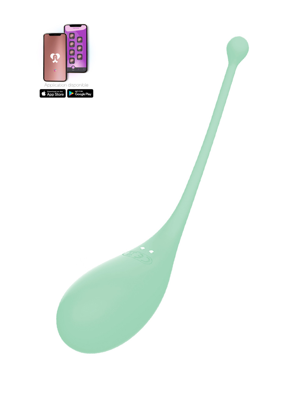 Oeuf vibrant connecté Palpitation vert - Adrien Lastic
