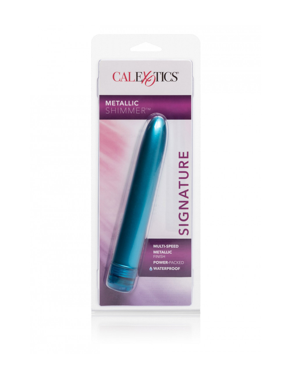 Vibromasseur Metallic Shimmer bleu