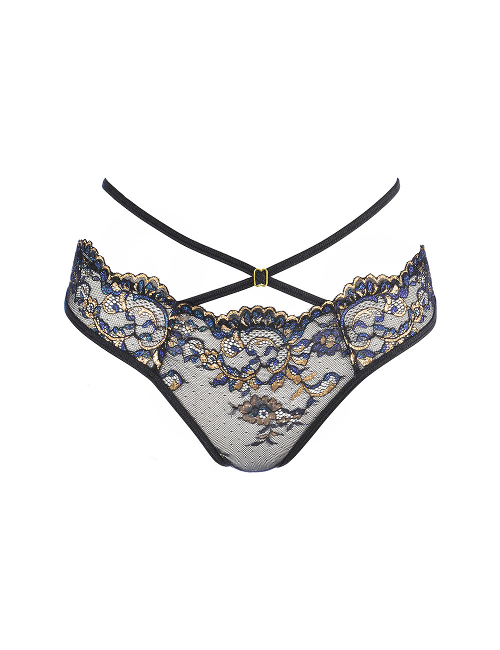 String dentelle Noir V-10368 - Axami