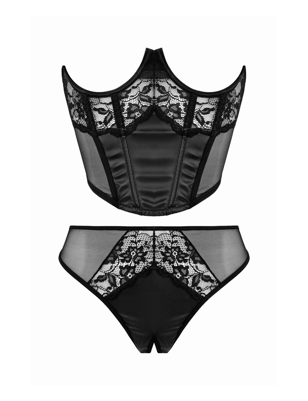 Ensemble bustier et string Tiara - Christine 