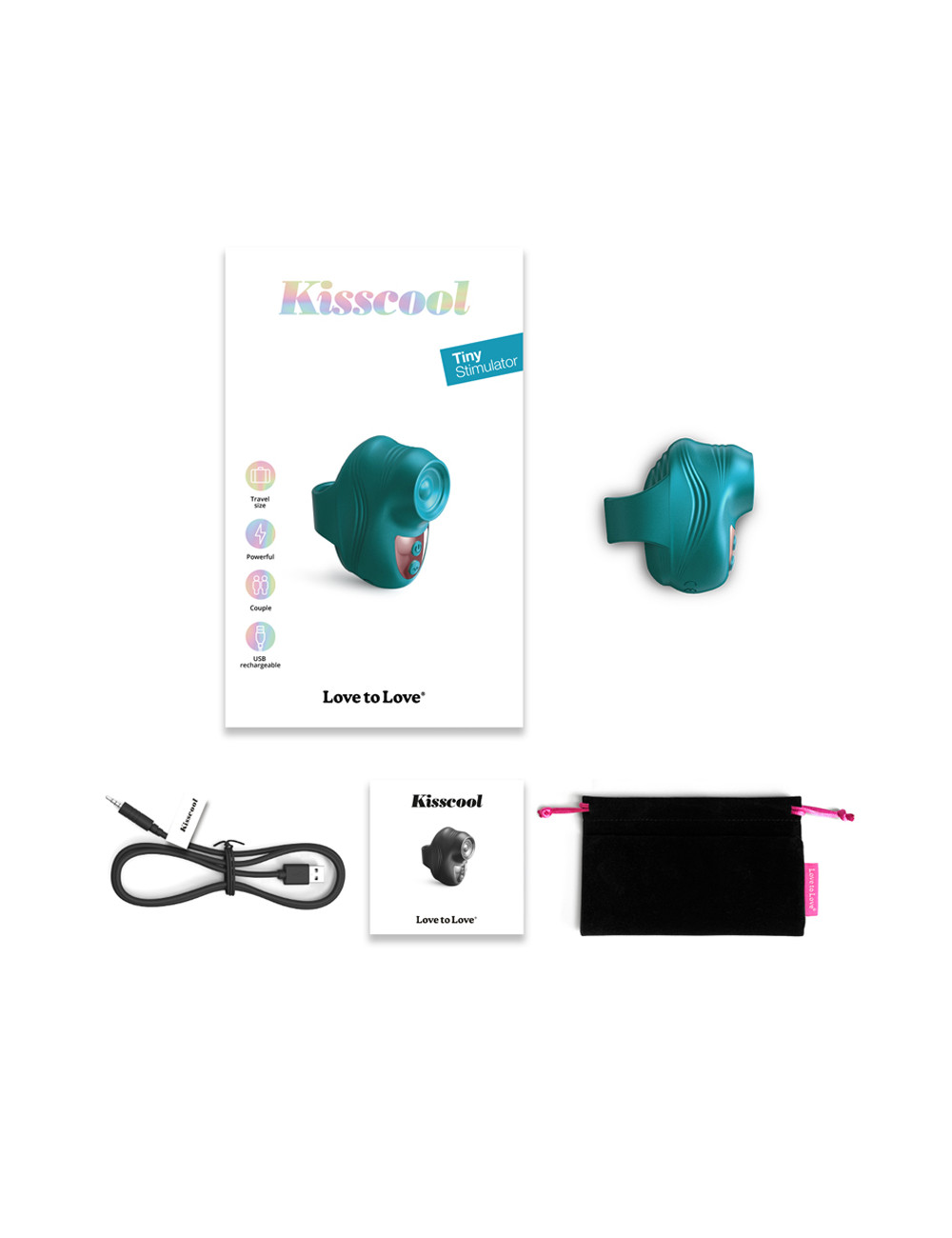Stimulateur clitoridien Kisscool vert - Love to Love