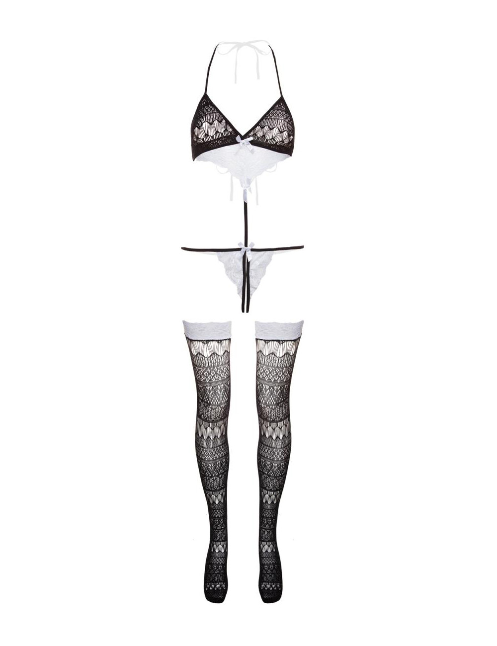 Ensemble body ouvert Izabella - Christine