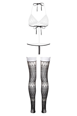 Ensemble body ouvert Izabella - Christine