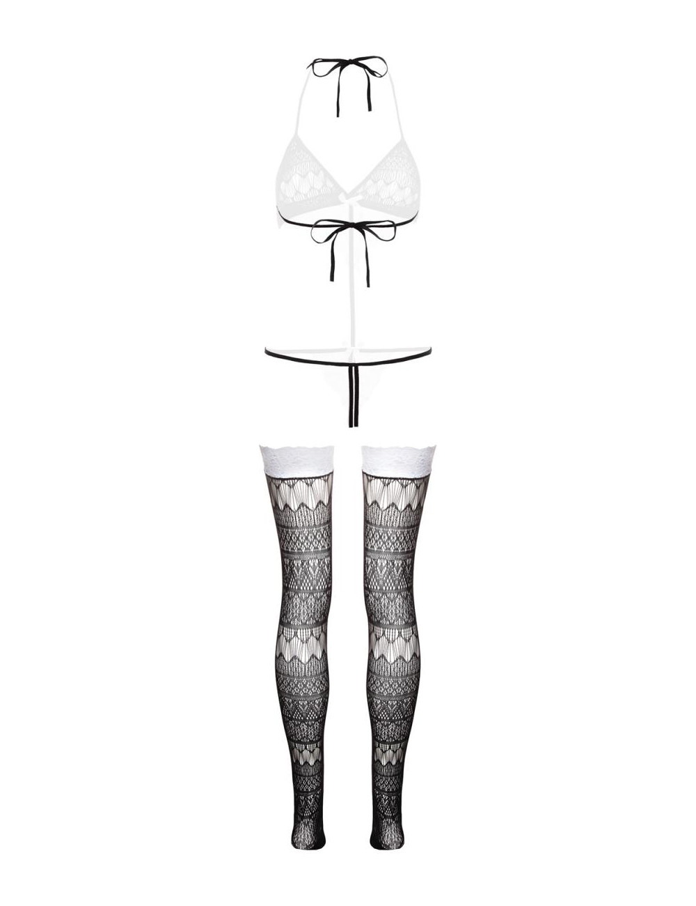 Ensemble body ouvert Izabella - Christine