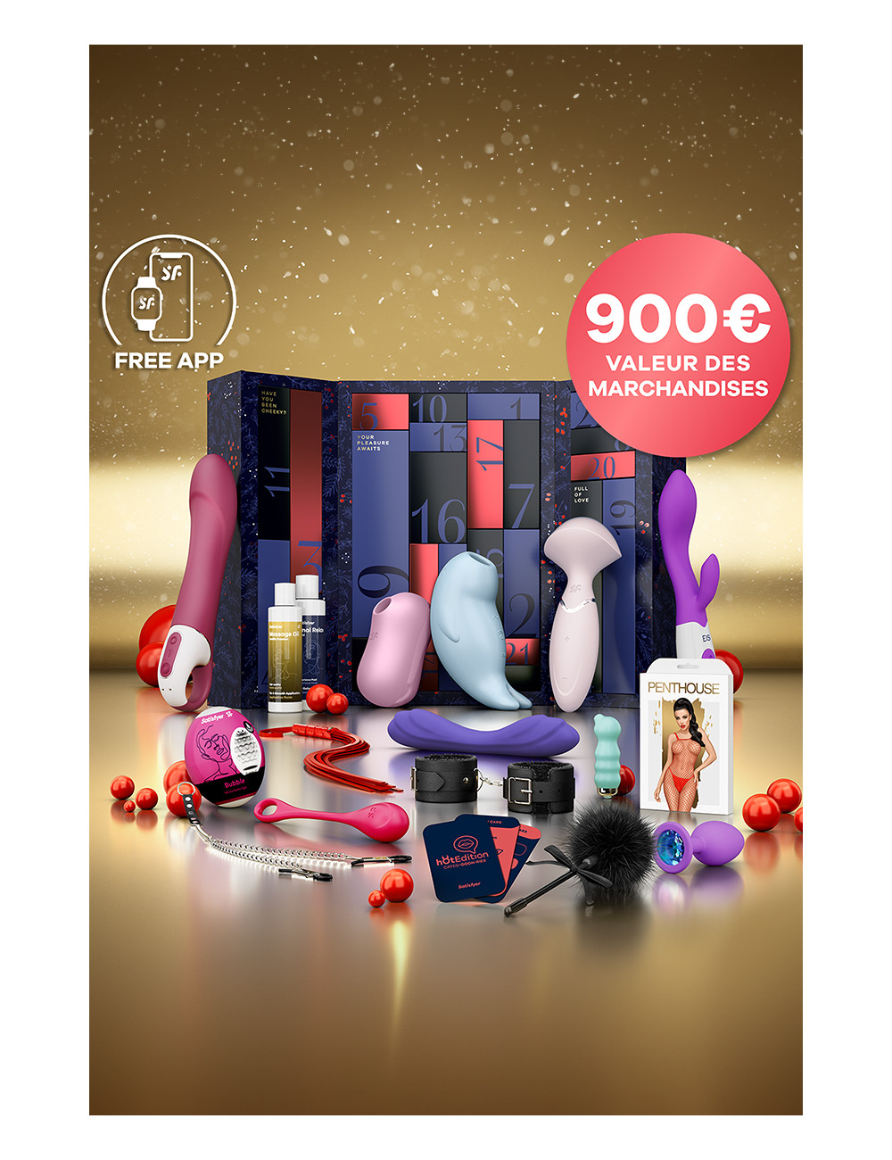 Calendrier de l'Avent Satisfyer Premium 2024 (Précommande)