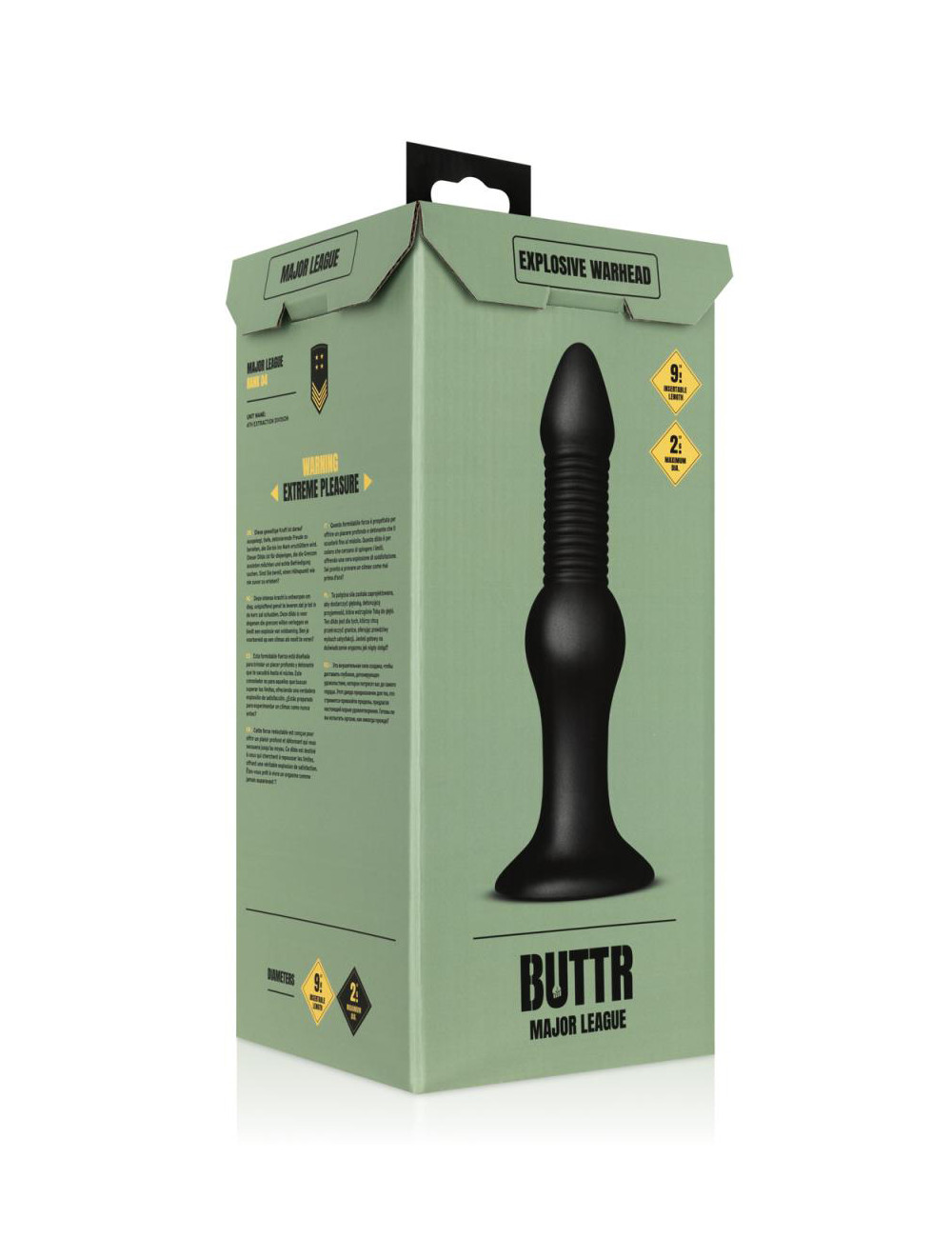 Plug anal 25 x 6,6 cm Explosive Warhead - Buttr