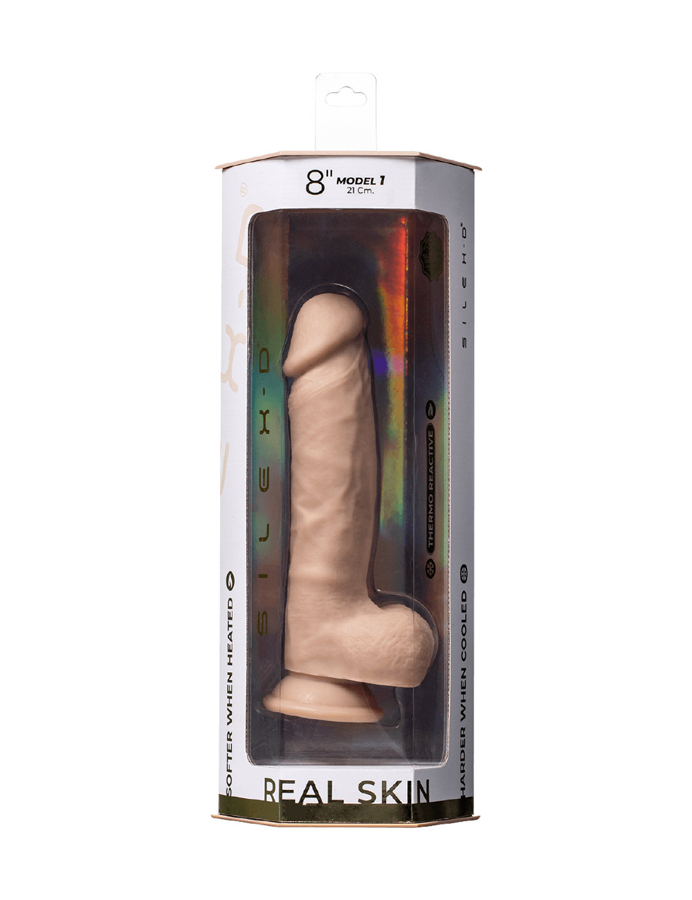 Gode Real Skin Model 1 flesh 21 cm - SilexD