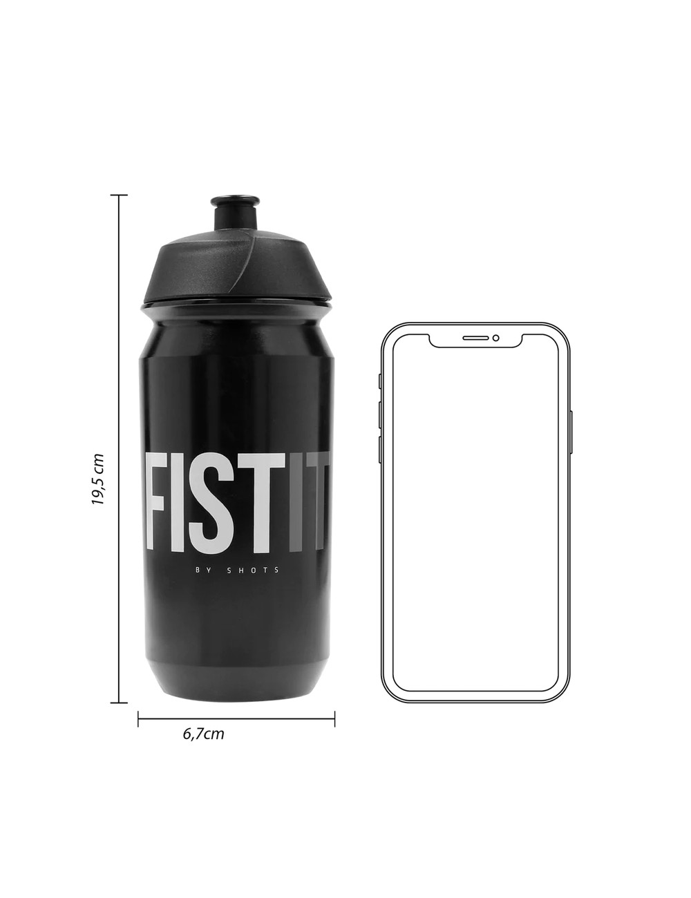 Gourde pour lubrifiant poudre 500ml - Fist It