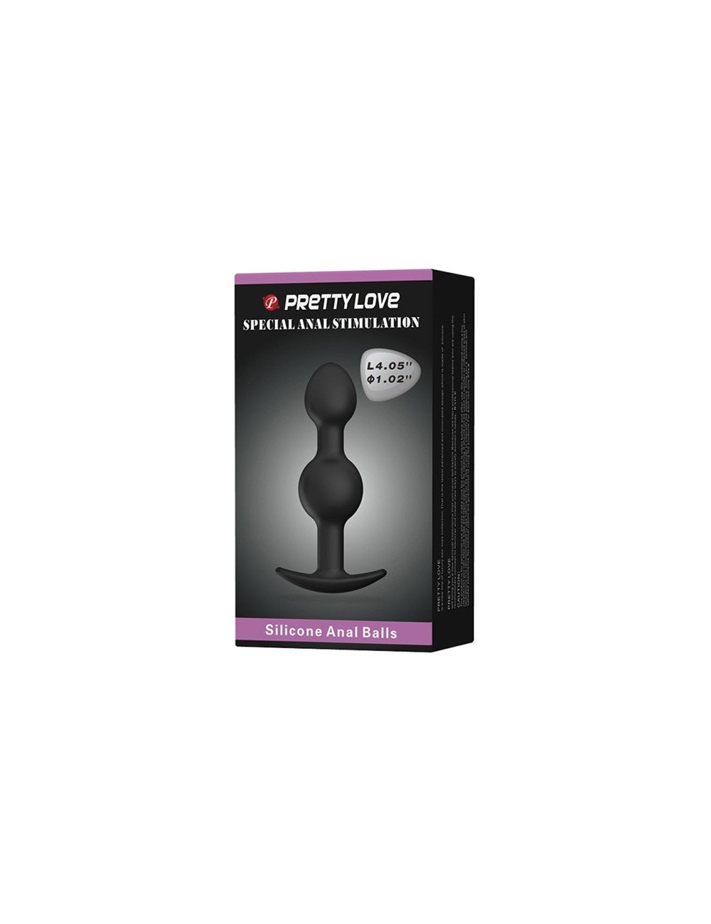 Silicone anal balls 10,3 cm