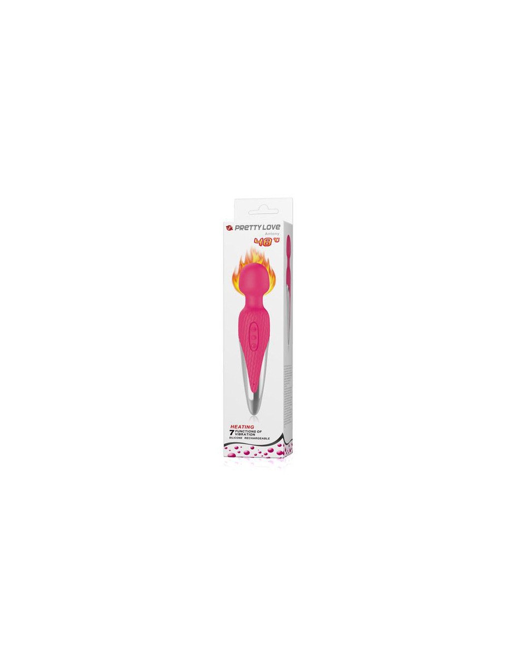 Vibromasseur wand chauffant
